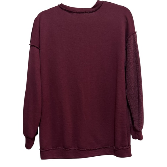 Heimish USA - casual long sleeve top - v neck - size S - Picture 3 of 7